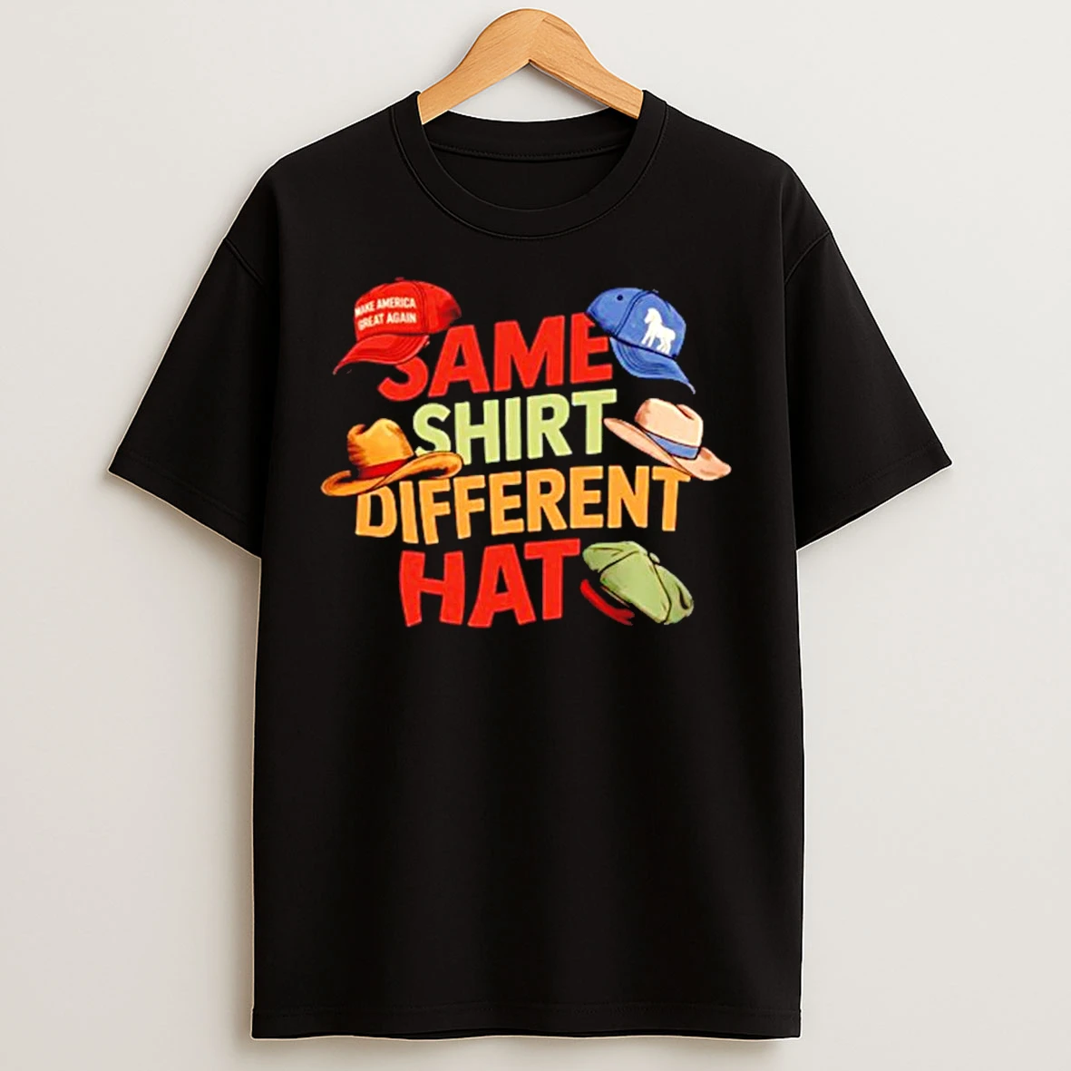Classic Same Different Hat Maga Hat T Shirts
