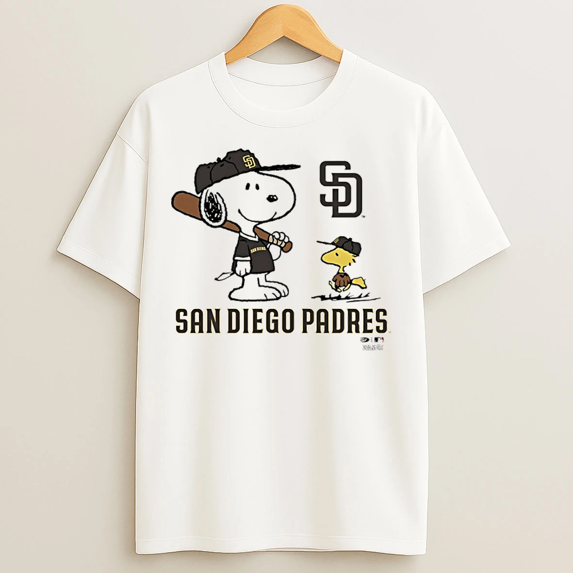 Classic San Diego Padres X Peanuts Snoopy And Woodstock T Shirts