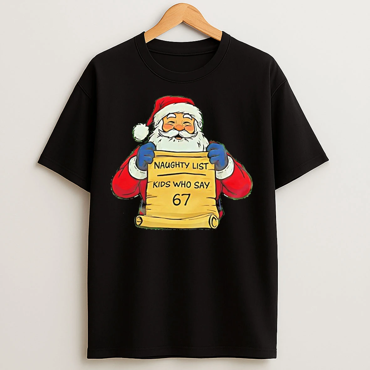Classic Santa Claus Naughty List Kids Who Say 67 T Shirts