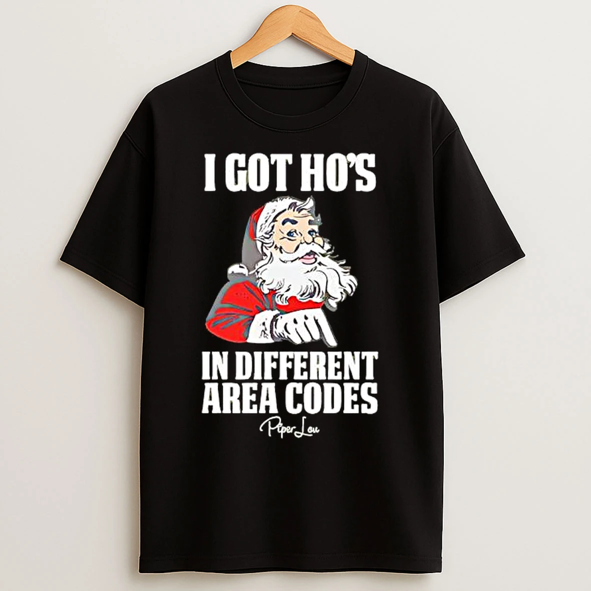 Classic Santa Claus I Got Hos In Different Area Codes T Shirts
