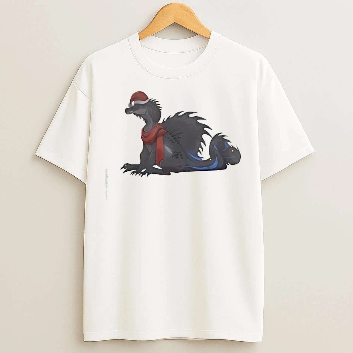 Classic Santa Fury Santa Hat Character T Shirts