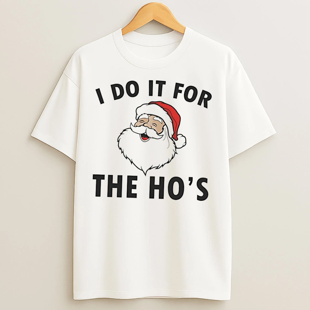 Classic Santa Claus I Do It For The Hos T Shirts