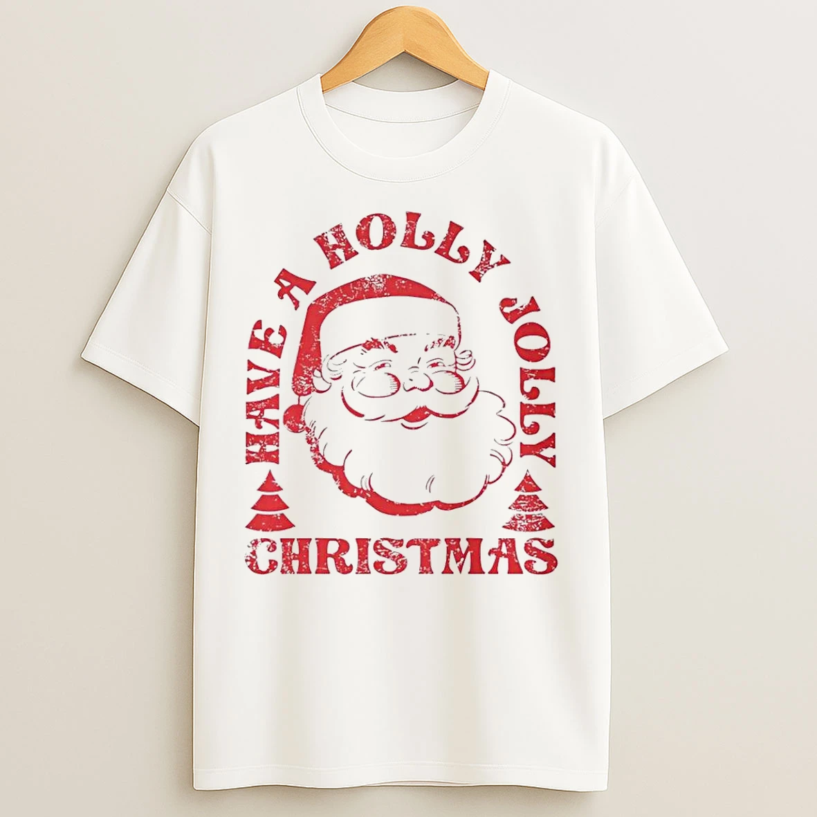 Classic Santa Have A Holly Jolly Christmas 2025 T Shirts