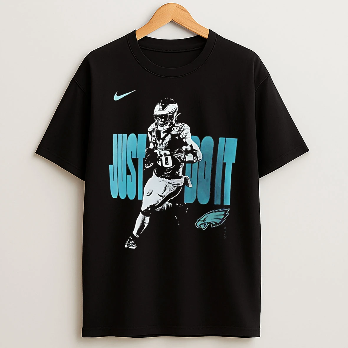 Classic Saquon Barkley Philadelphia Eagles Nike Mens Just Do It 2025 T Shirts