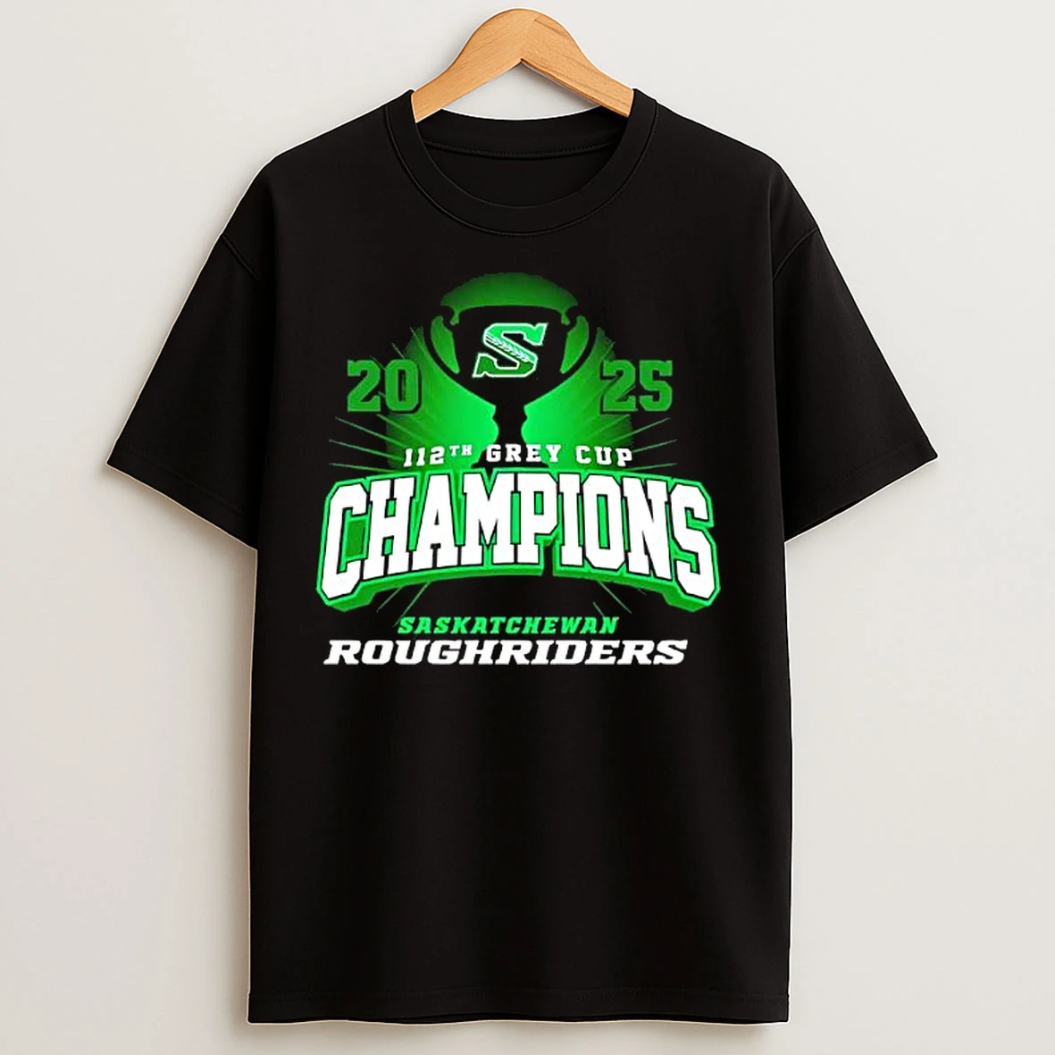 Classic Saskatchewan Roughriders 2025 112th Grey Cup Champions T Shirts