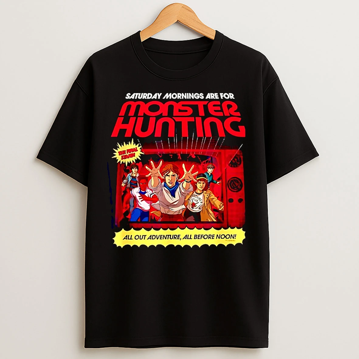 Classic Saturday Mornings Are For Monster Hunting The Final Stand Christmas T Shirts