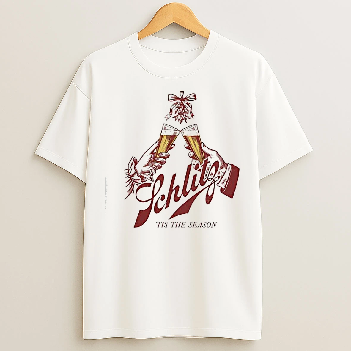 Classic Schlitz Vintage Holiday Cheer Tis The Season T Shirts