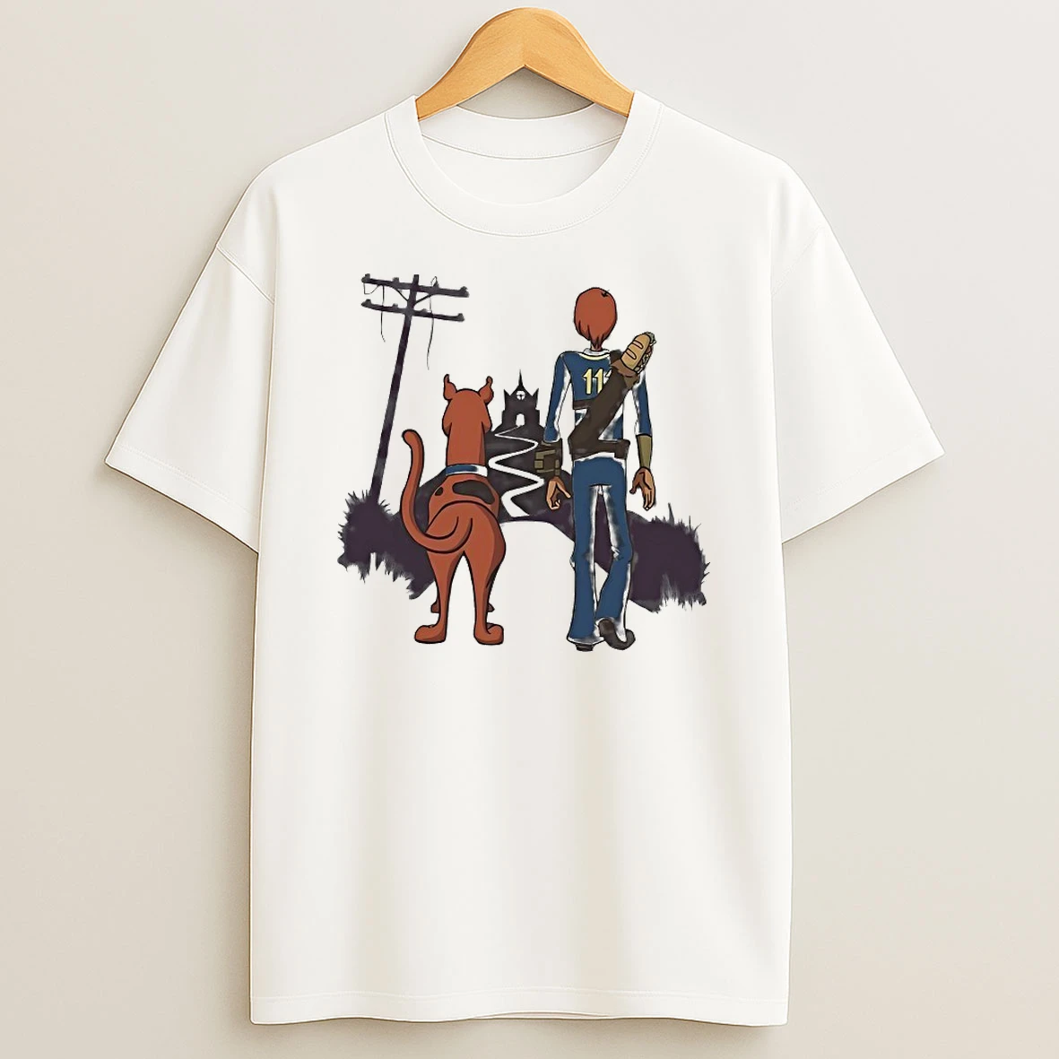 Classic Scooby Doo Shaggy Rogers Fallout T Shirts