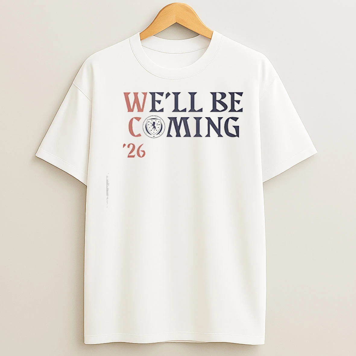 Classic Scotland Football Well Be Coming Qualification T Shirts