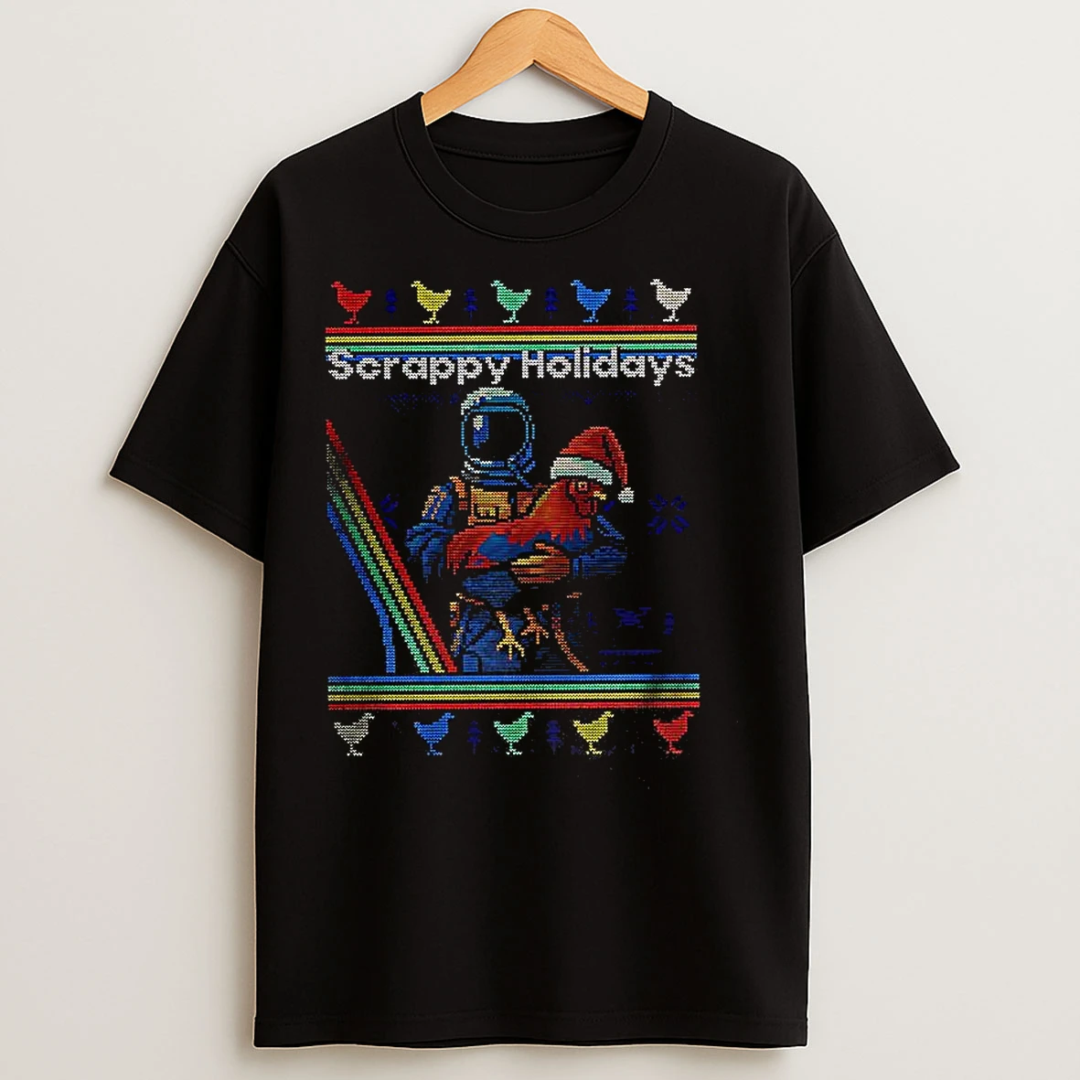 Classic Scrappy Holidays Ugly Christmas T Shirts