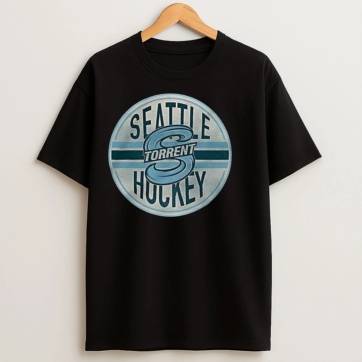 Classic Seattle Torrent Hockey Logo T Shirts