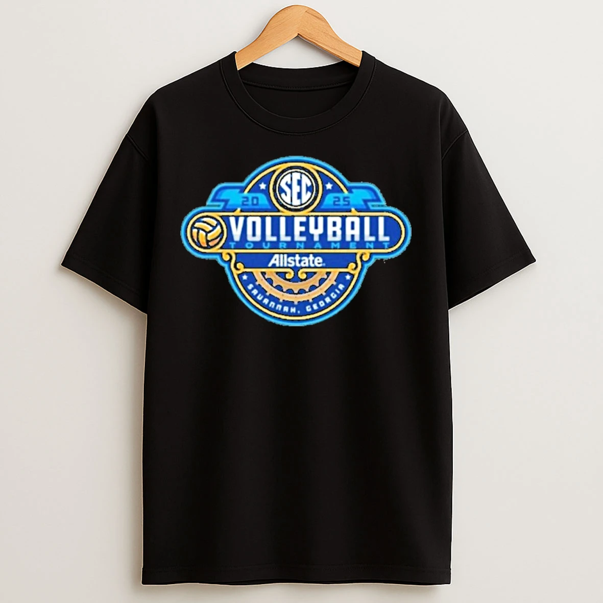Classic Sec Volleyball Tournament 2025 Allstate Savannah Bound Georgia Logo T Shirts