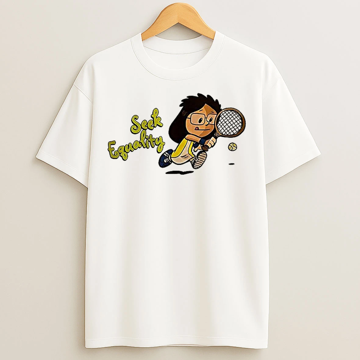 Classic Seek Equality Tennis T Shirts