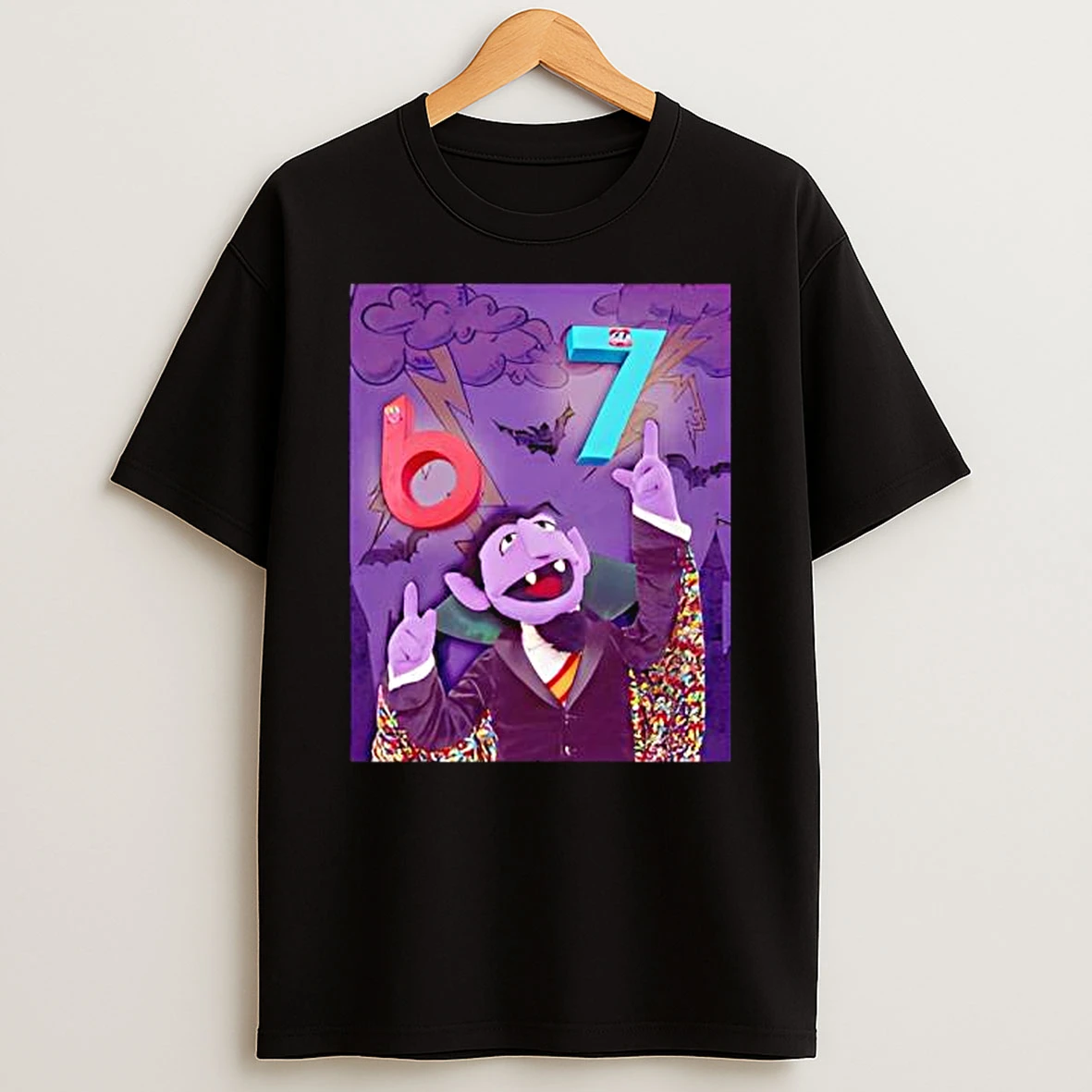 Classic Sesame Street Count Von Count 67 T Shirts
