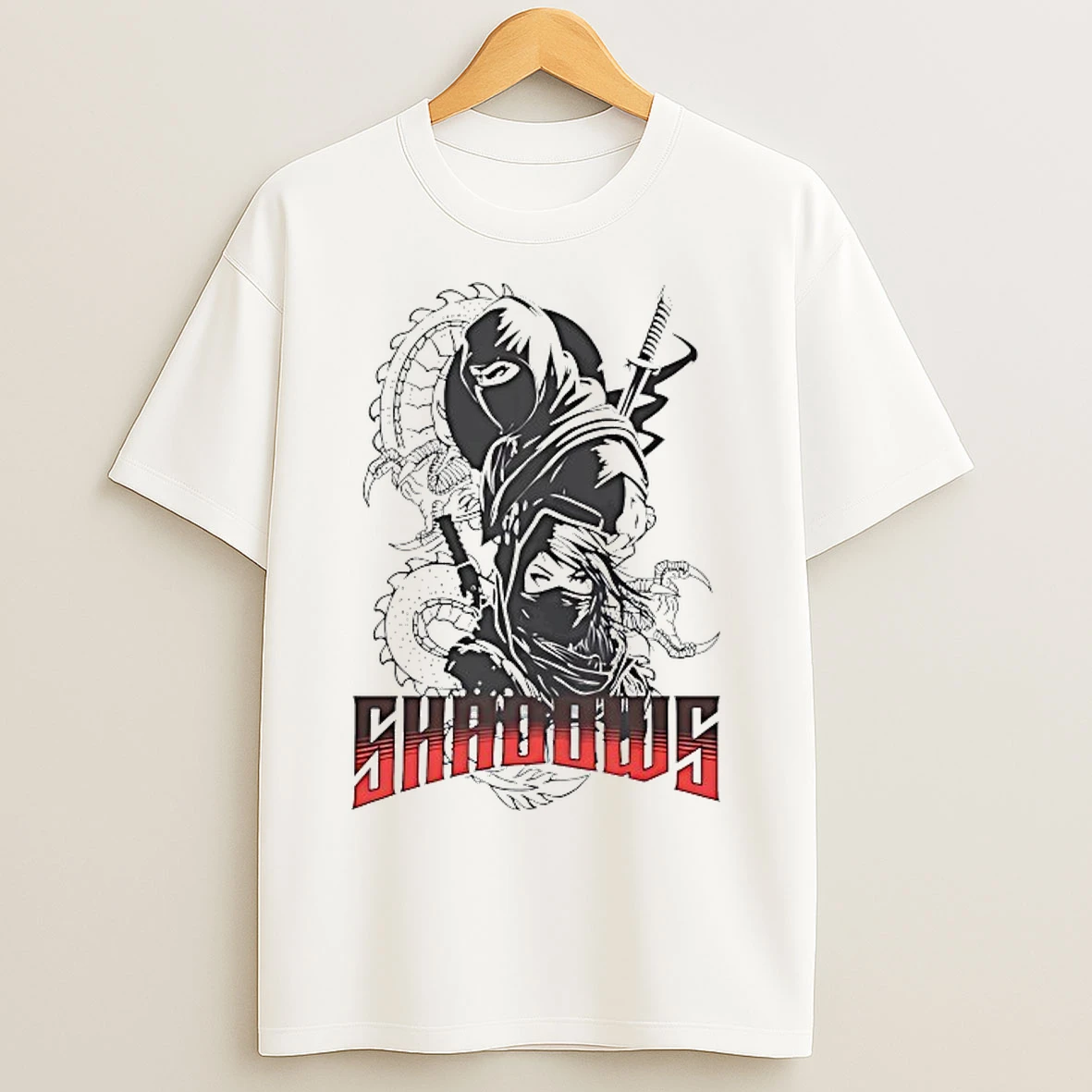 Classic Shadows Ninja Warrior T Shirts