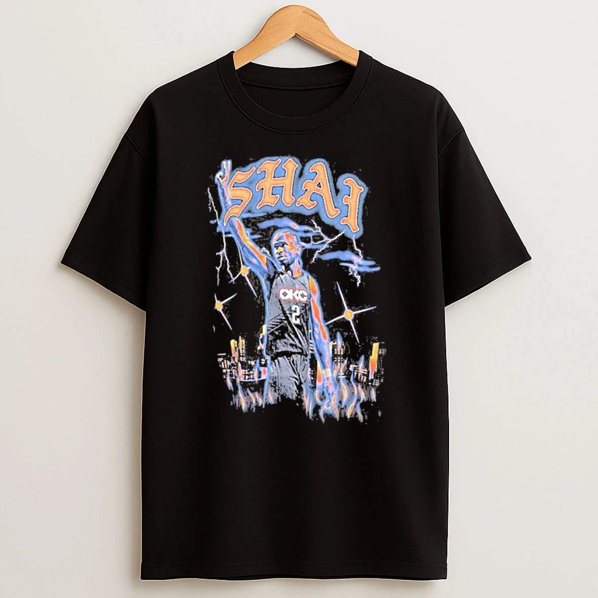 Classic Shai Gilgeous Alexander Oklahoma City Thunder 2025 26 City Edition Player T Shirts