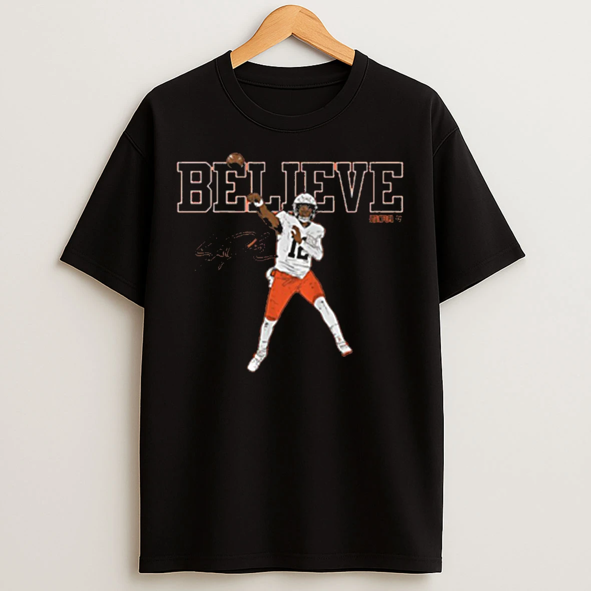 Classic Shedeur Sanders Believe Signature T Shirts