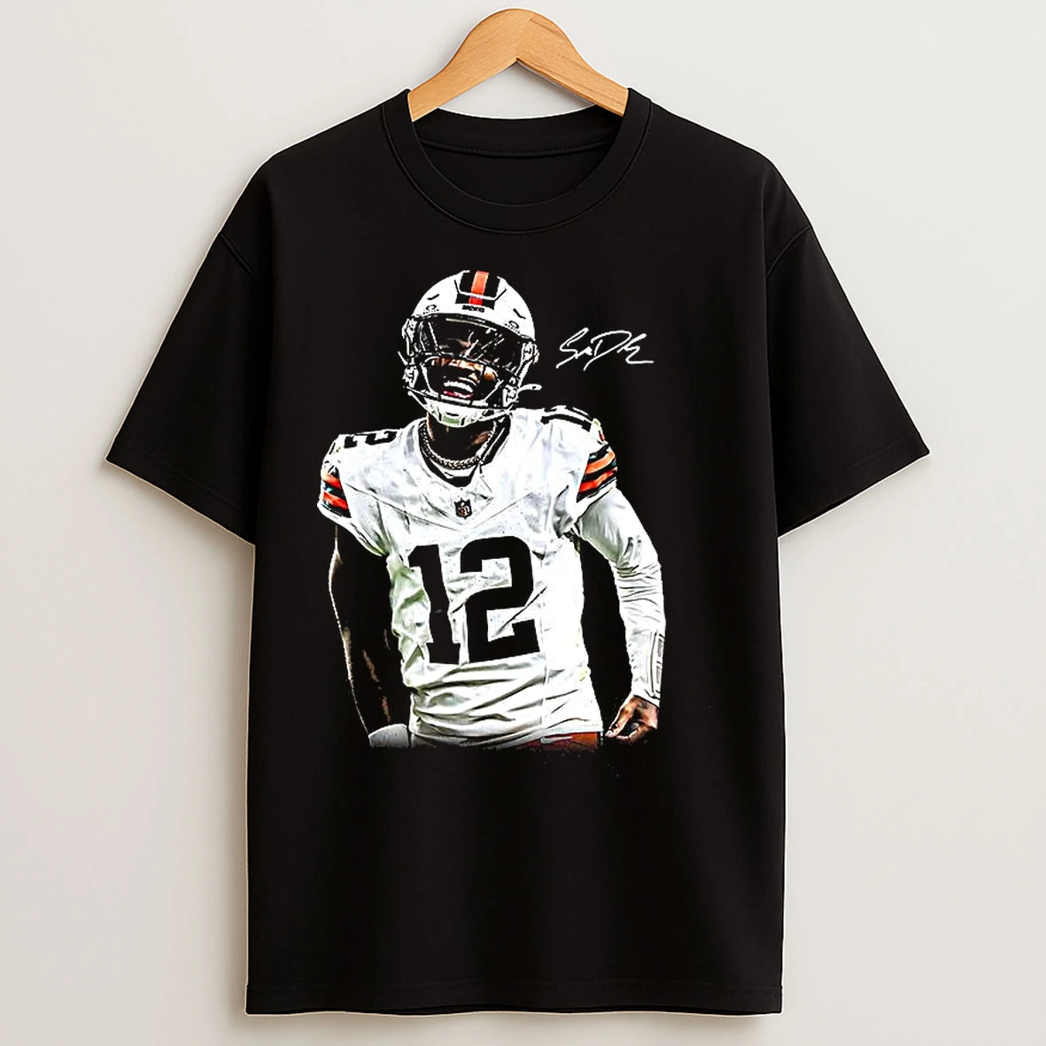 Classic Shedeur Sanders Cleveland Browns Football The Debut Signature T Shirts