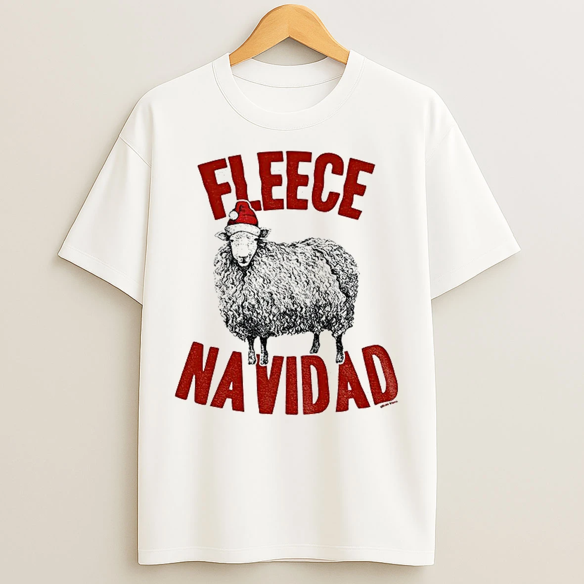 Classic Sheep Xmas Meme Fleece Navidad Merry Christmas T Shirts