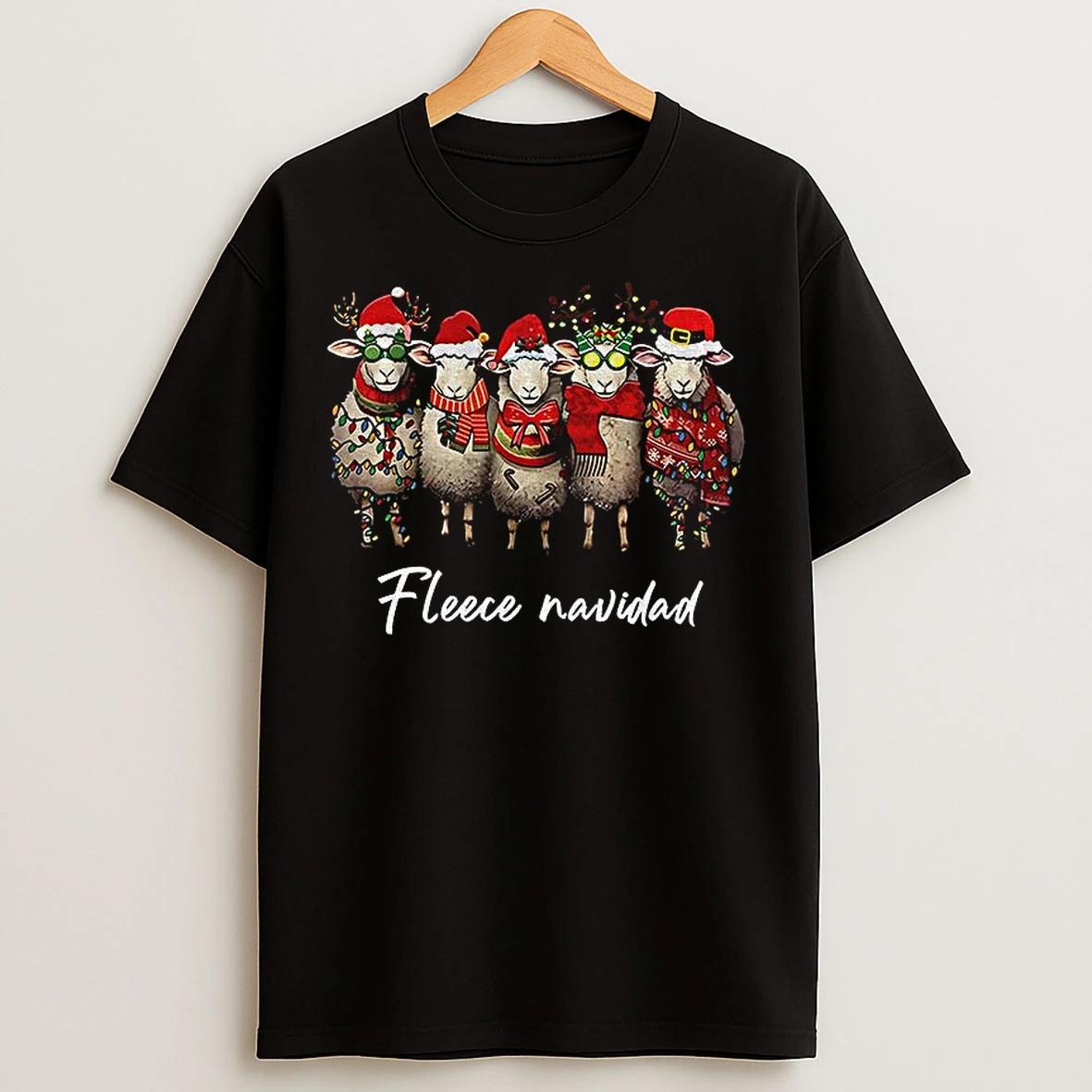 Classic Sheep Lover Fleece Navidad Merry Christmas 2025 T Shirts