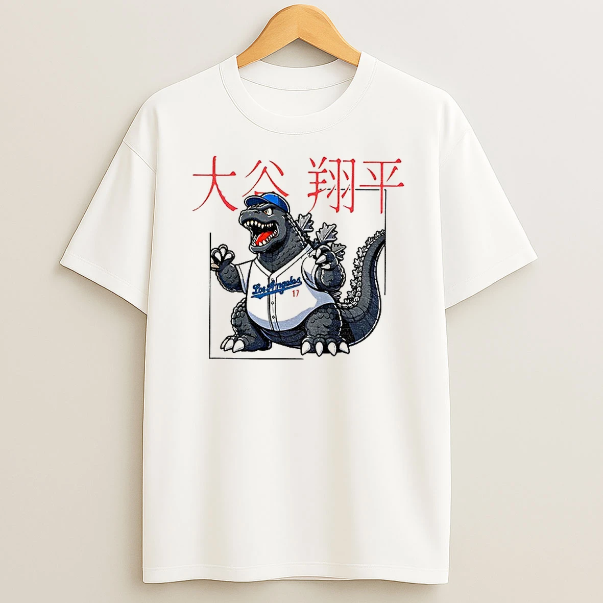 Classic Shohei Ohtani Godzilla Japan Los Angeles Dodgers Mlb Baseball 2025 T Shirts