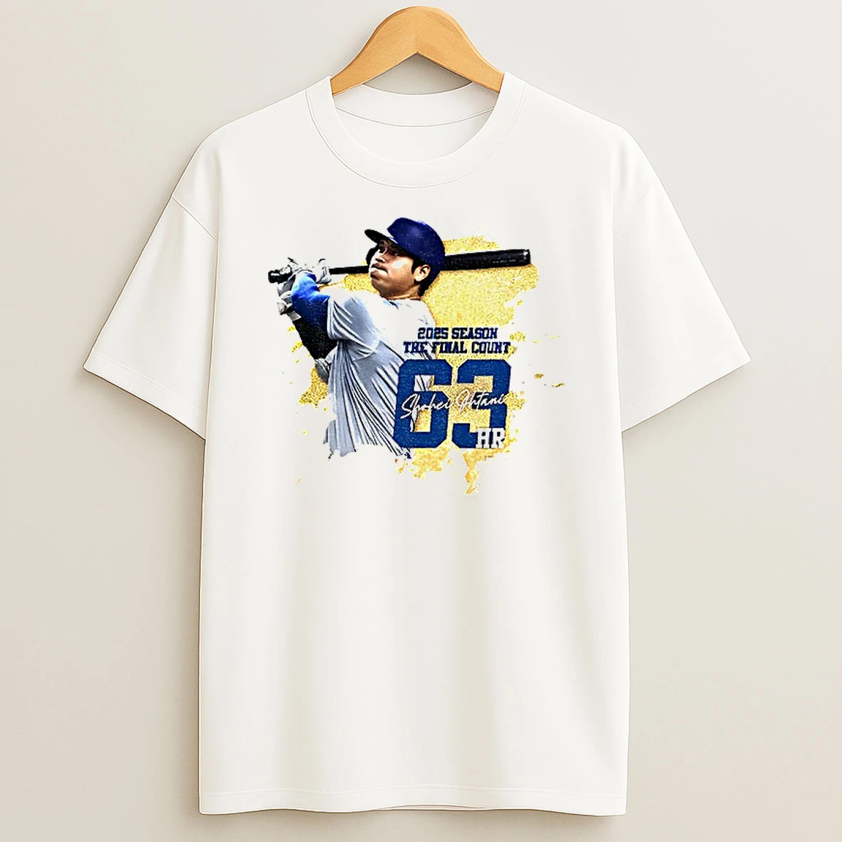 Classic Shohei Ohtani Los Angeles Dodgers Mvp Baseball 2025 Season The Final Count 63 Hr T Shirts