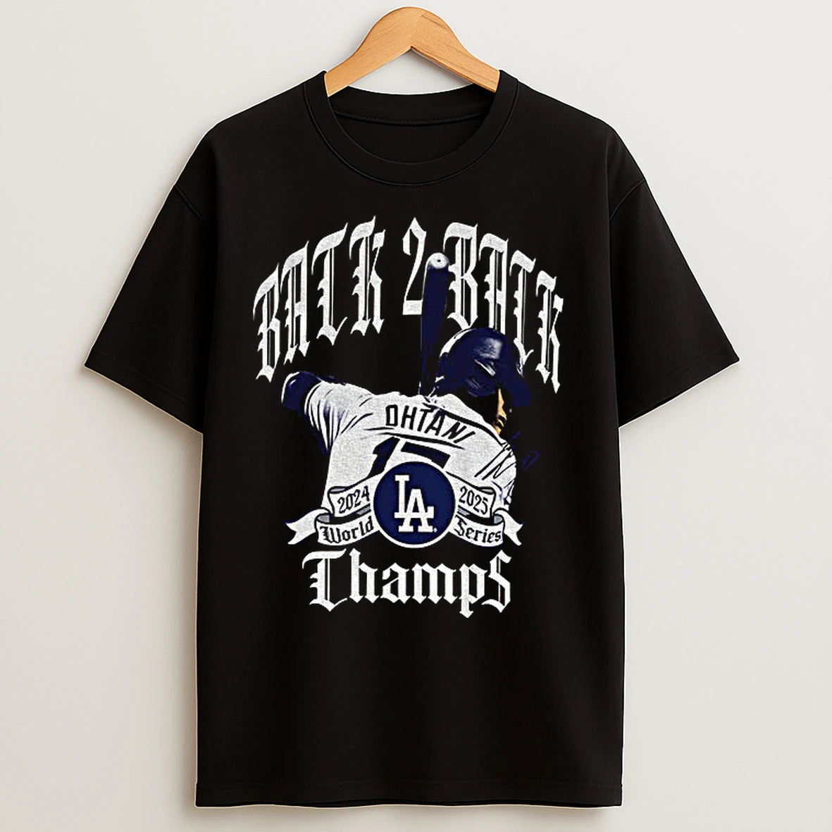 Classic Shohei Ohtani Los Angeles Dodgers New Era Back To Back World Series Champions T Shirts