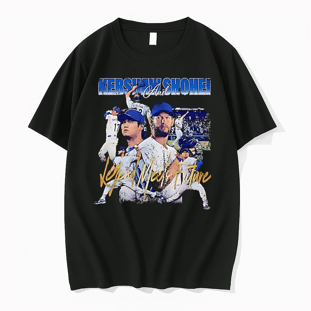 Classic Shohei Ohtani And Clayton Kershaw La Dodgers Legend Meets Future T Shirts