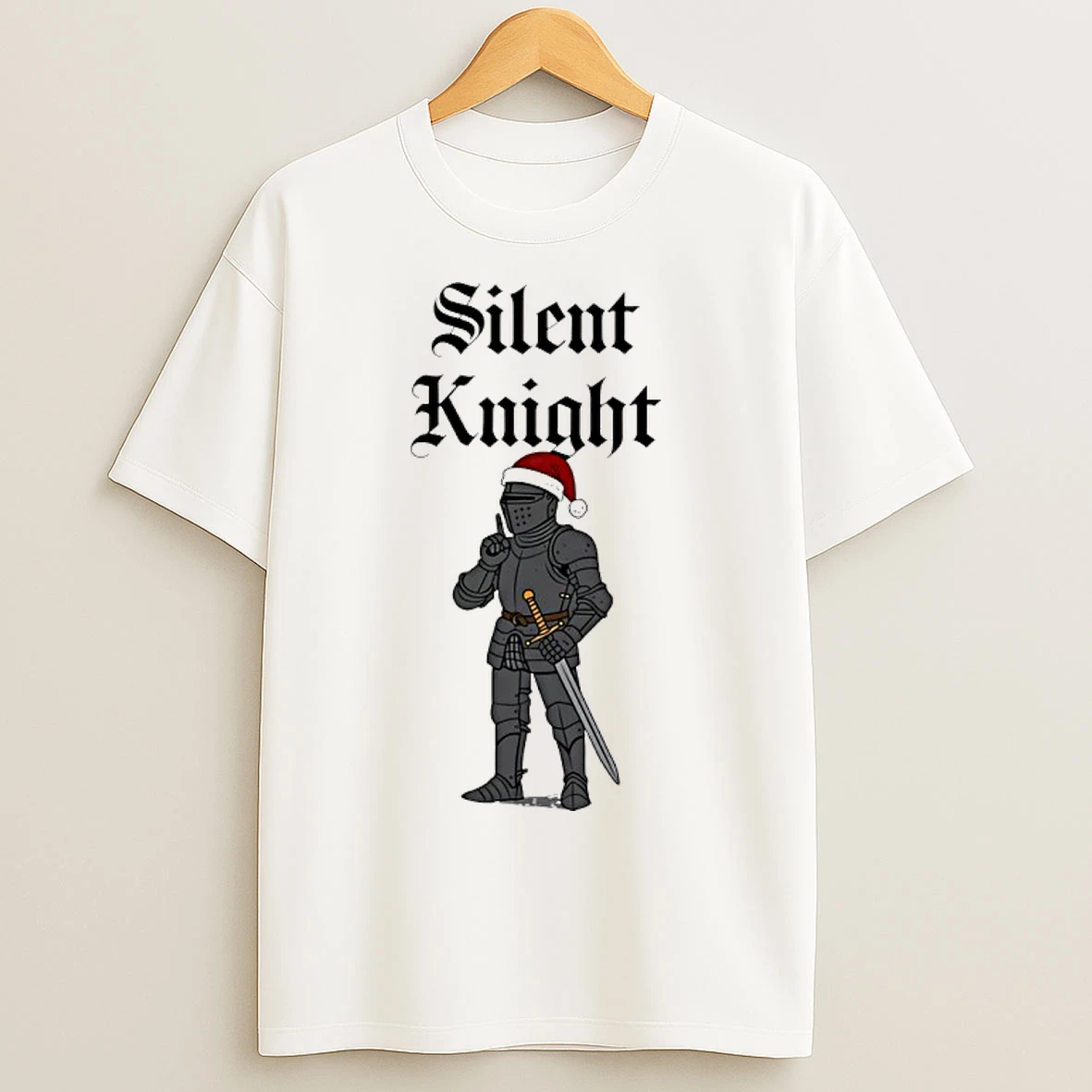 Classic Silent Knight Christmas Hat T Shirts