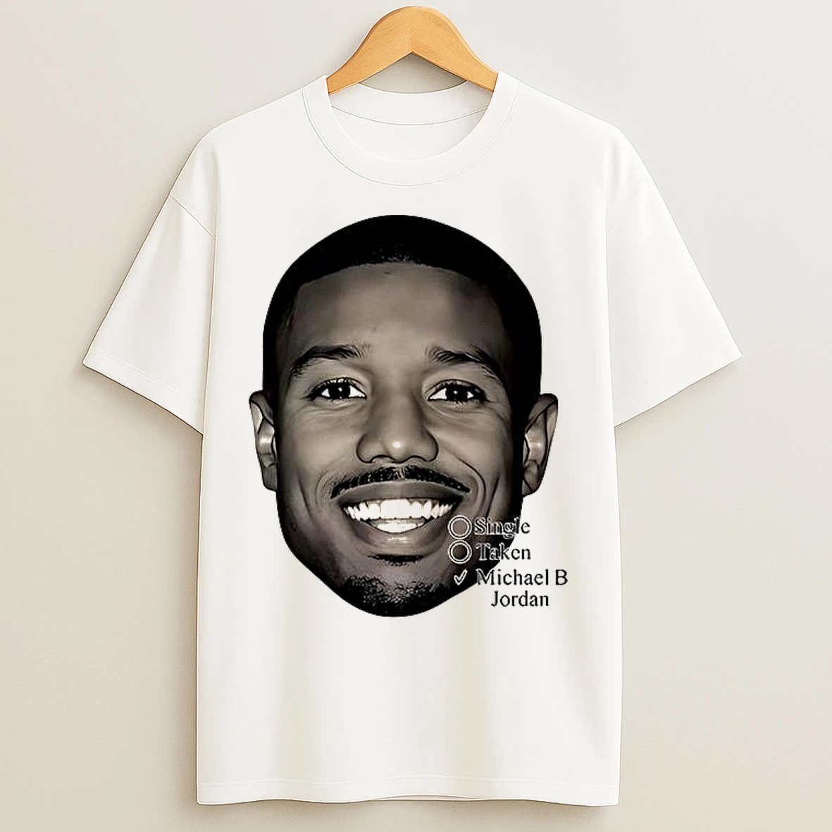 Classic Single Taken Michael B Jordan Big Face T Shirts