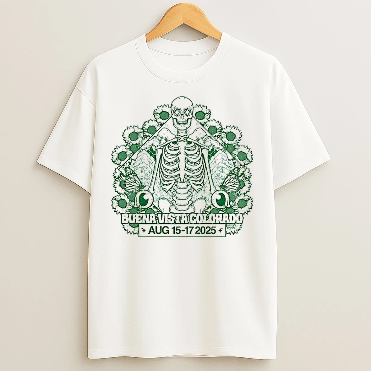 Classic Skeleton Buena Vista Colorado Aug 15 17 2025 T Shirts