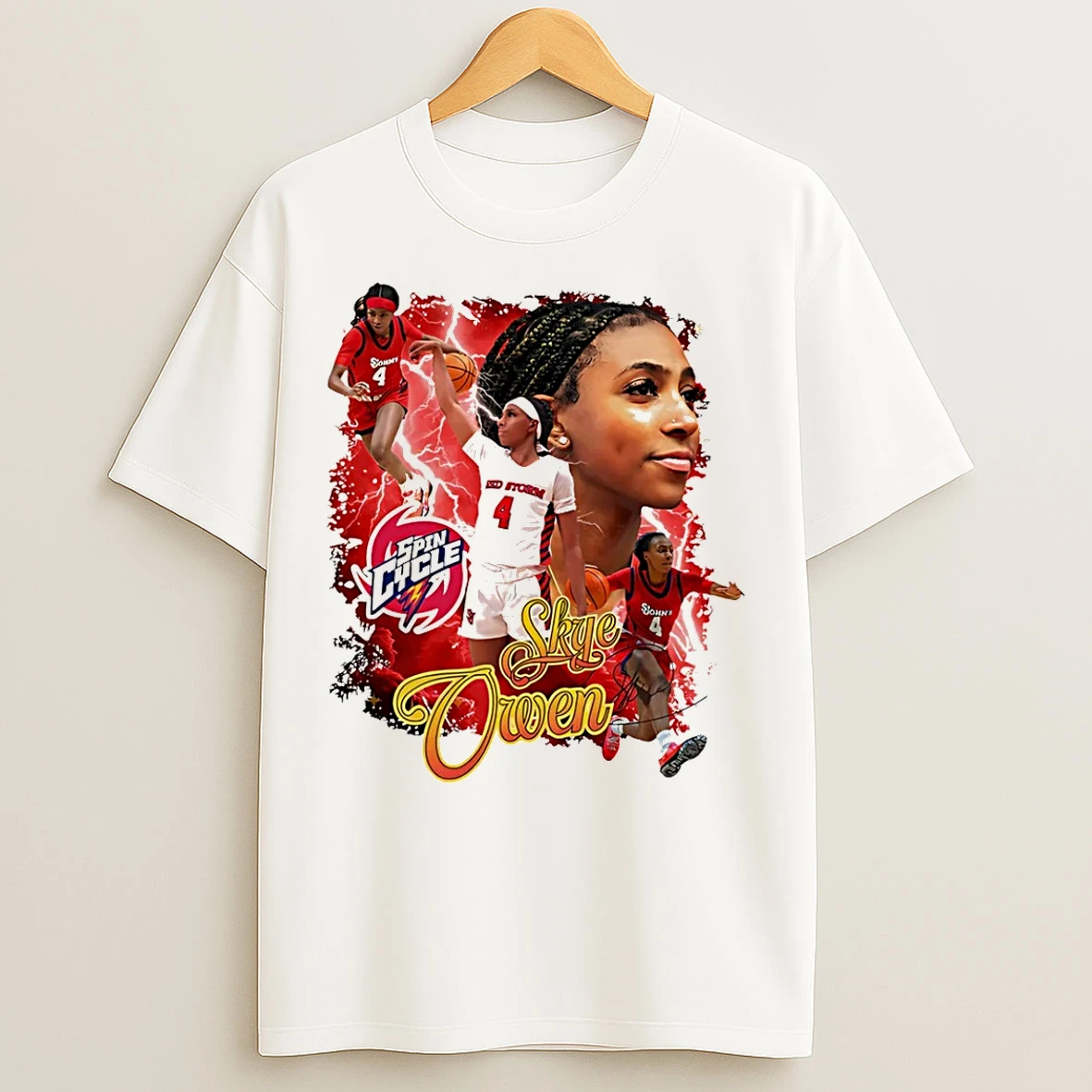 Classic Skye Owen St Johns Red Storm Graphic T Shirts