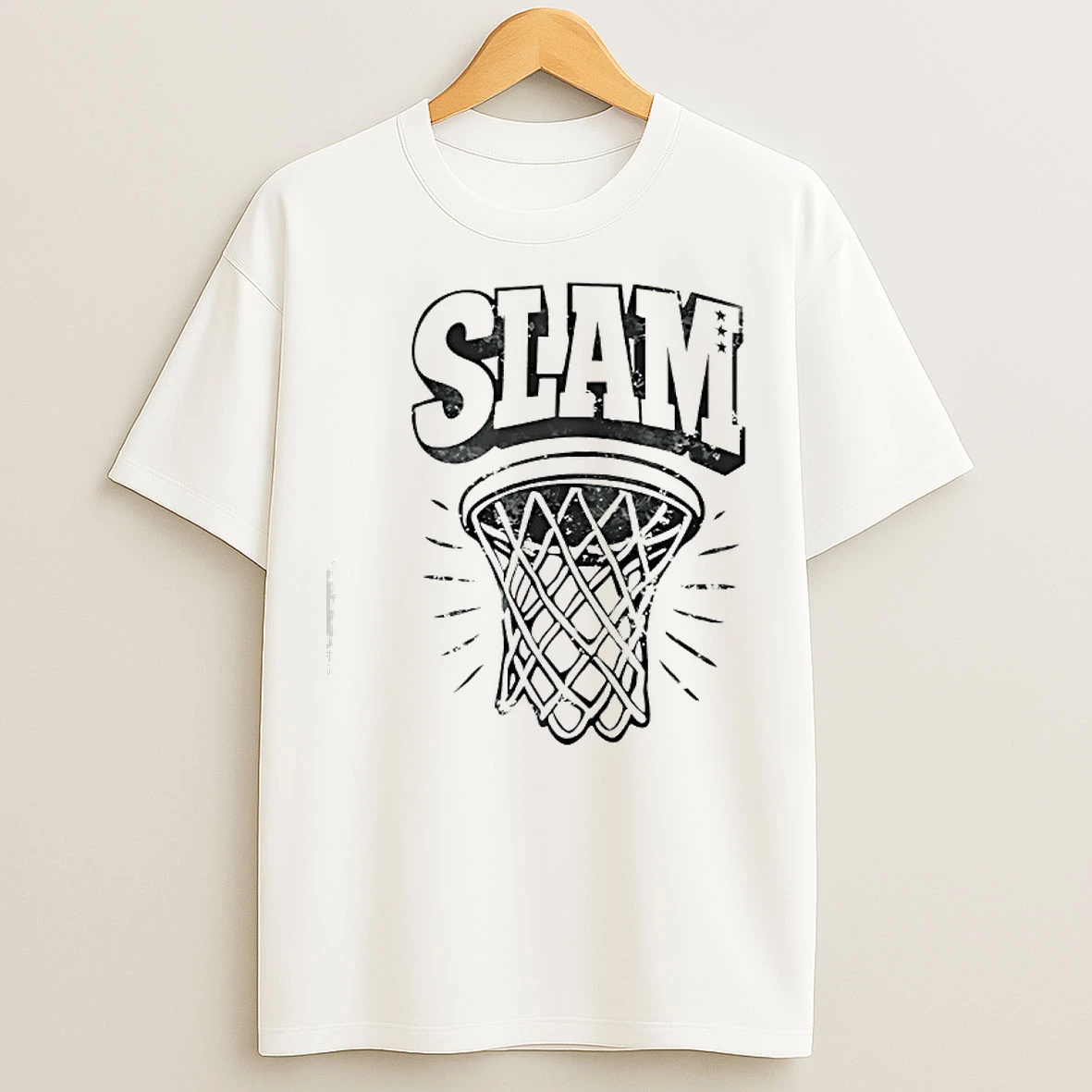 Classic Slam Hoop Basketball T Shirts