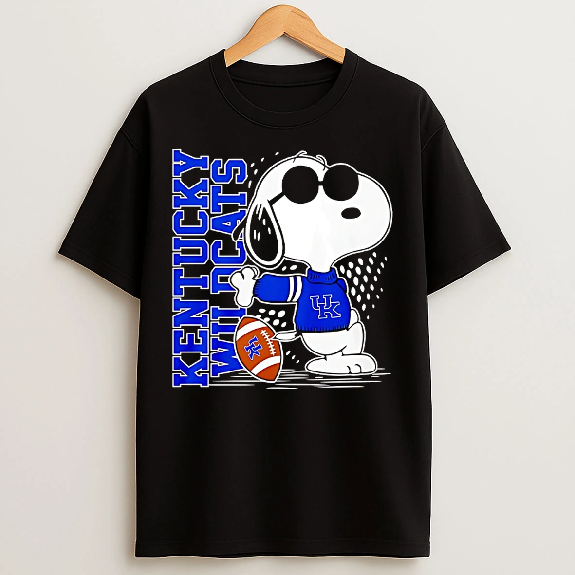 Classic Snoopy Joe Cool And Kentucky Wildcats Merchandise T Shirts