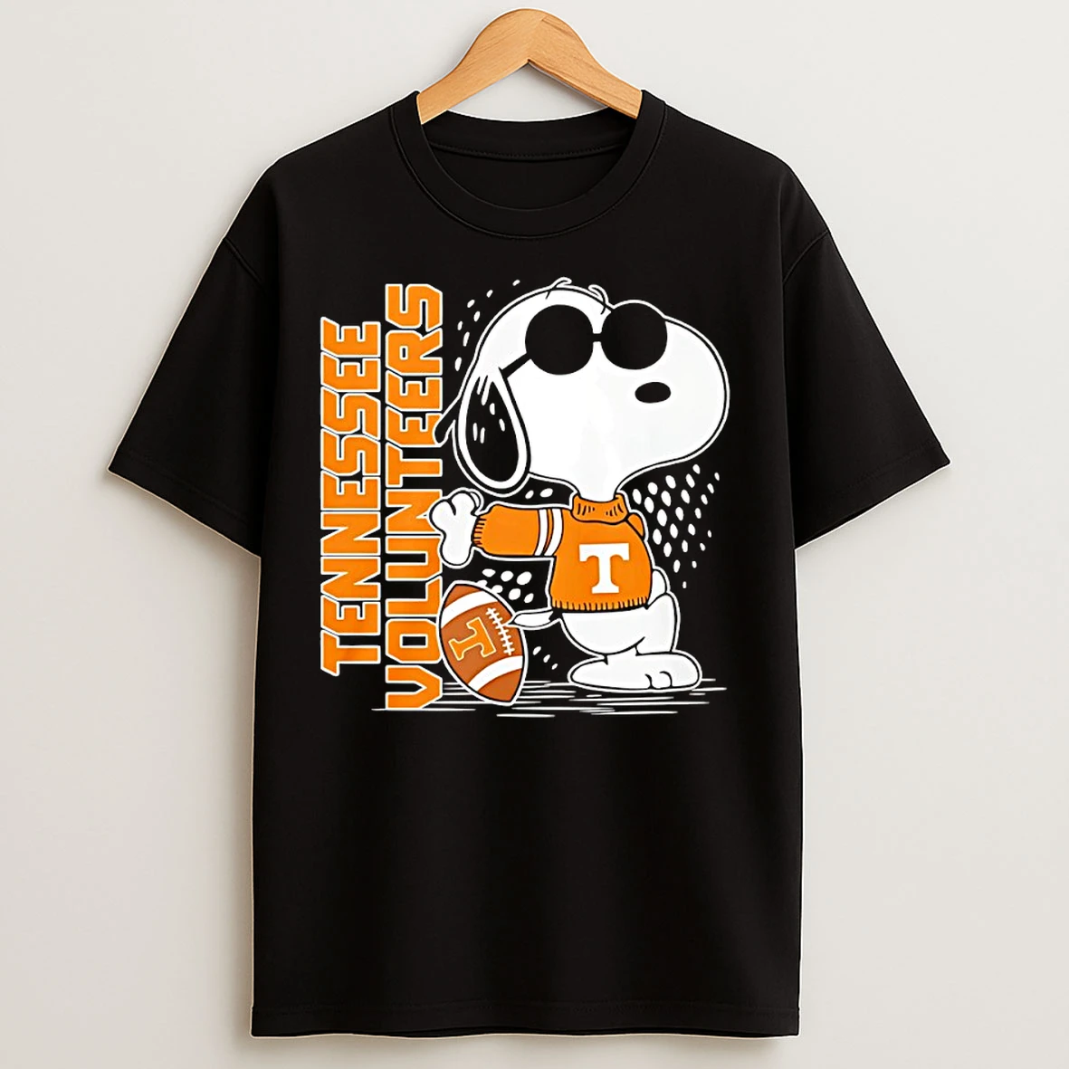 Classic Snoopy Joe Cool And Tennessee Volunteers Merchandise T Shirts