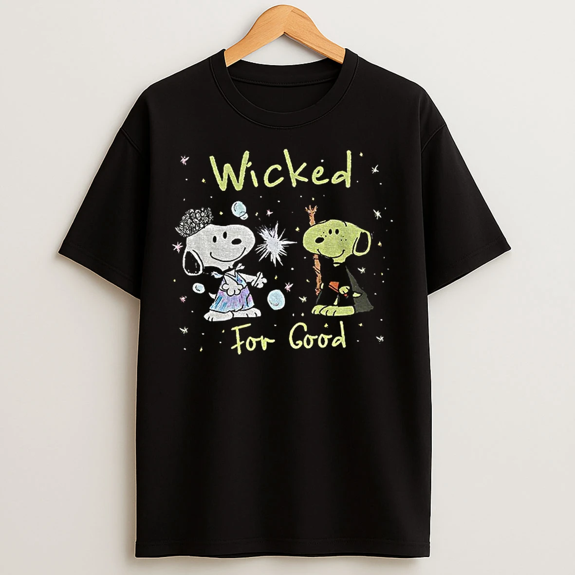 Classic Snoopy Wicked Wicked For Good T Shirts
