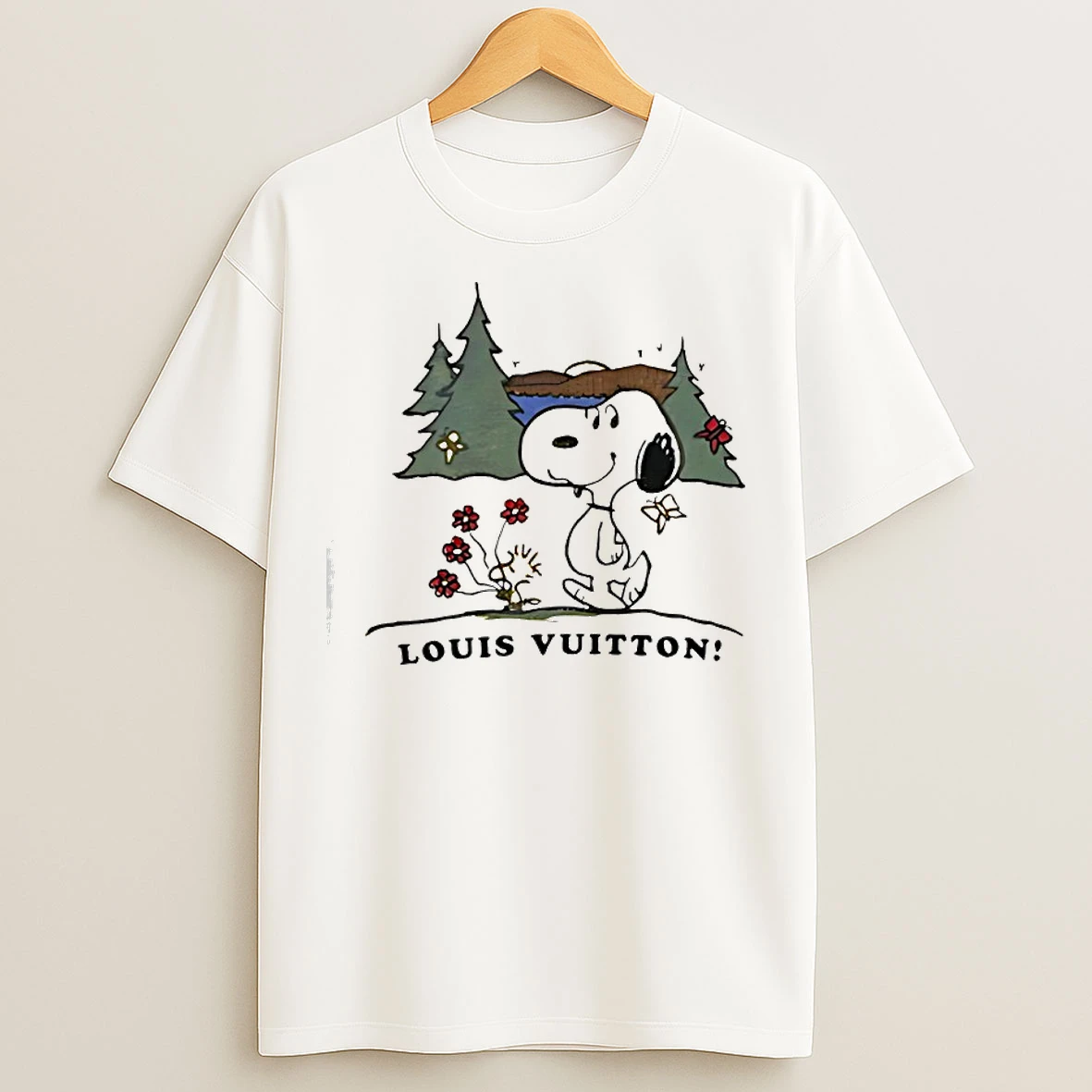 Classic Snoopy And Woodstock Louis Vuitton Mega Yacht T Shirts