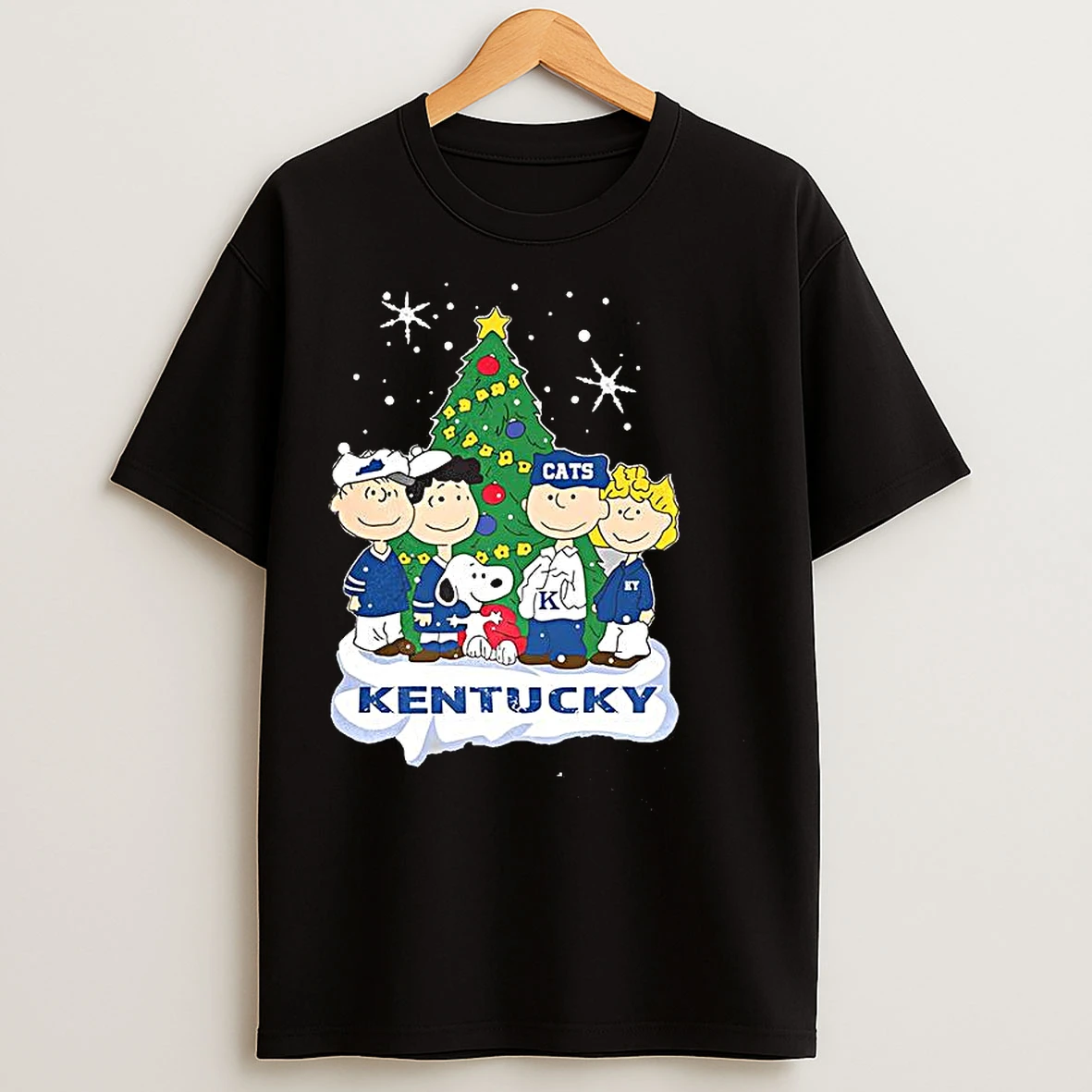 Classic Snoopy And Fiends Kentucky Wildcats Christmas T Shirts