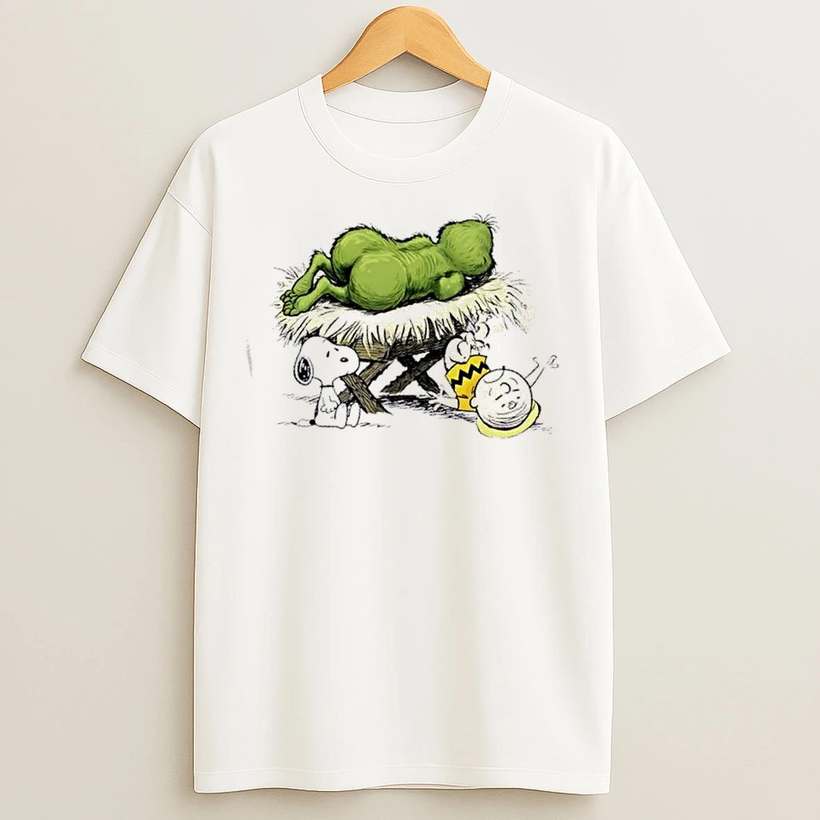 Classic Snoopy X Charlie Brown How The Grinch Stole Christmas T Shirts