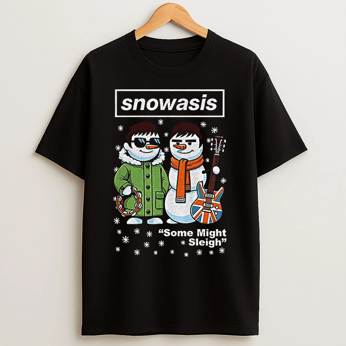 Classic Snowasis Some Might Sleigh Christmas Snowman Singers Band T Shirts