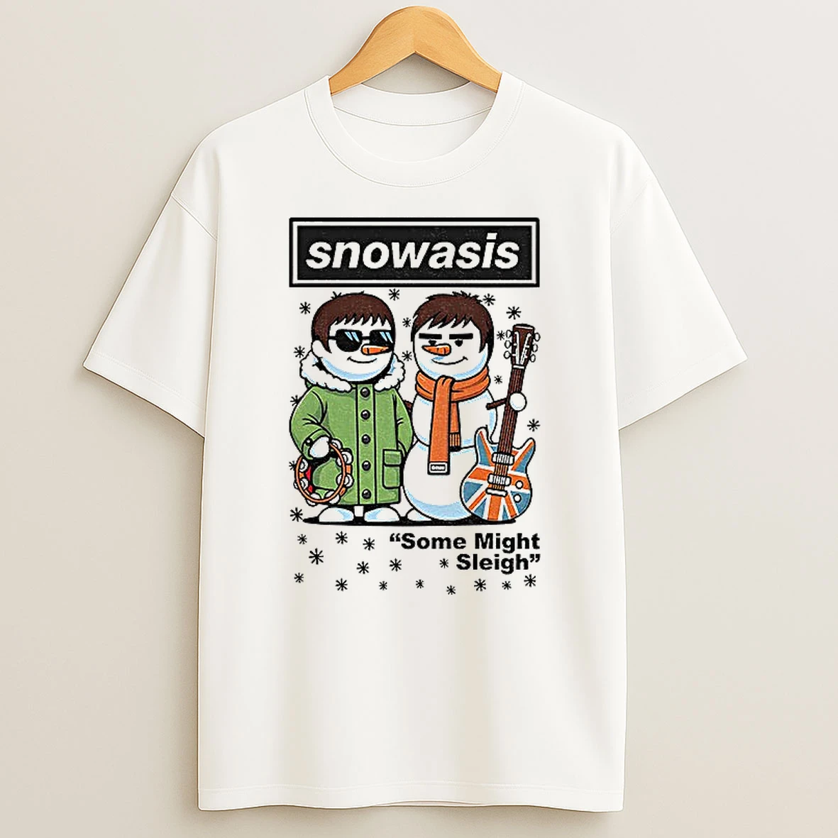 Classic Snowasis Some Might Sleigh Christmas T Shirts