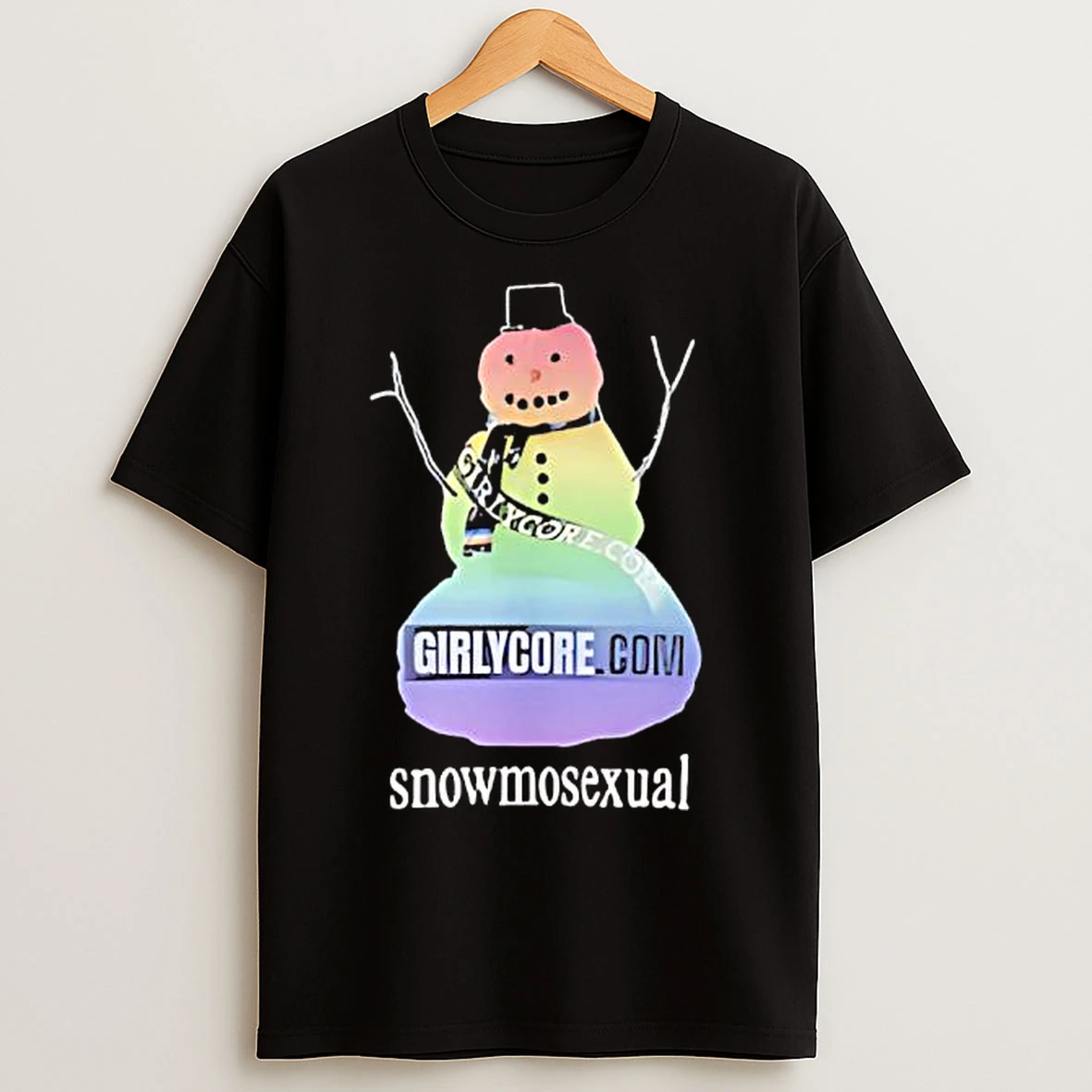 Classic Snowmosexual Girlycore Snowman T Shirts