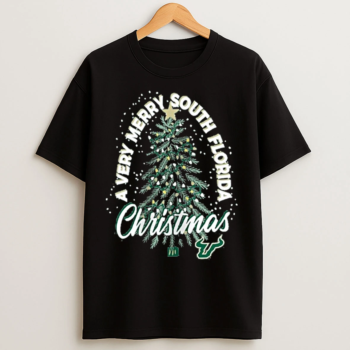 Classic South Florida Bulls Christmas Tree Holiday T Shirts