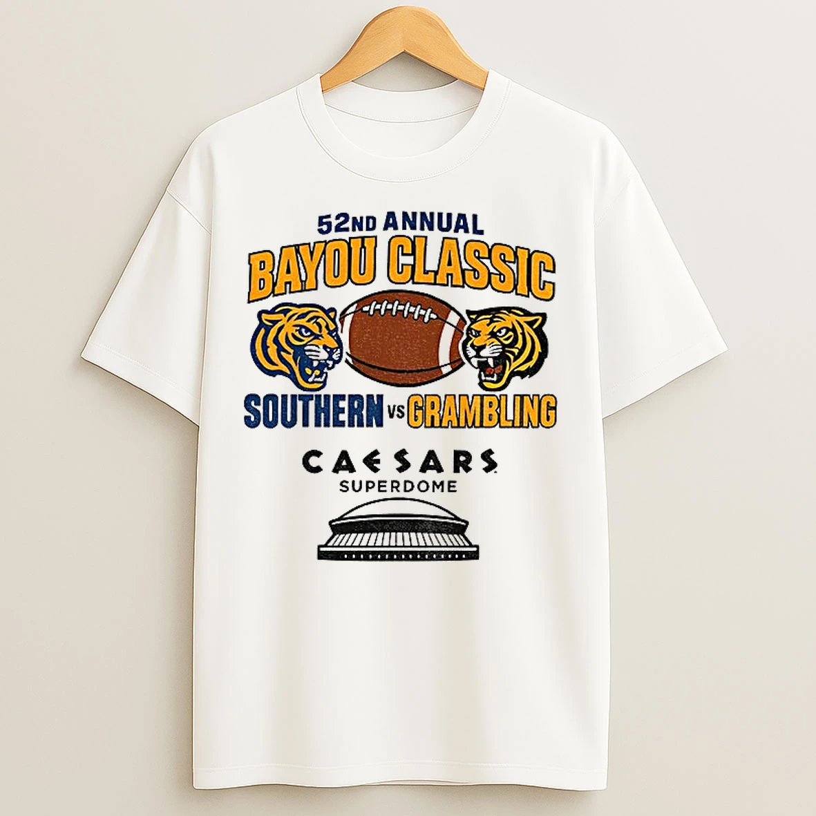Classic Southern Vs Grambling Bayou Classic Game Day 52nd Annual T Shirts