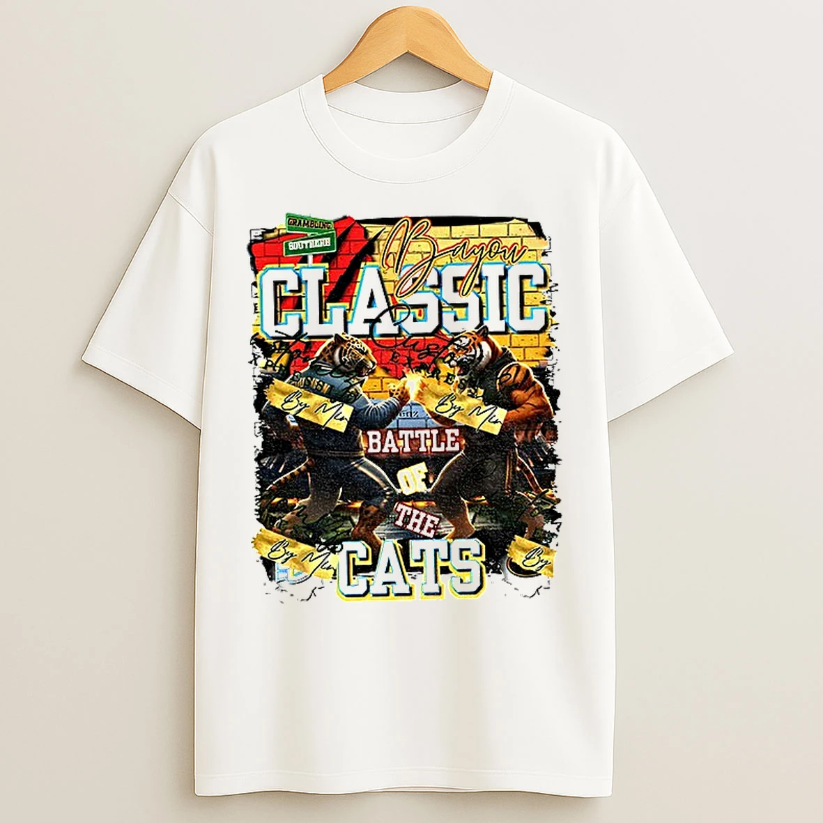 Classic Southern Vs Grambling State Hbcu Game Day Battle Of The Cats T Shirts