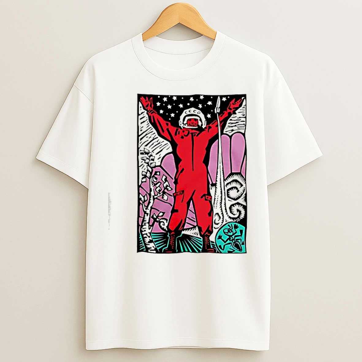 Classic Soviet Space Hero T Shirts