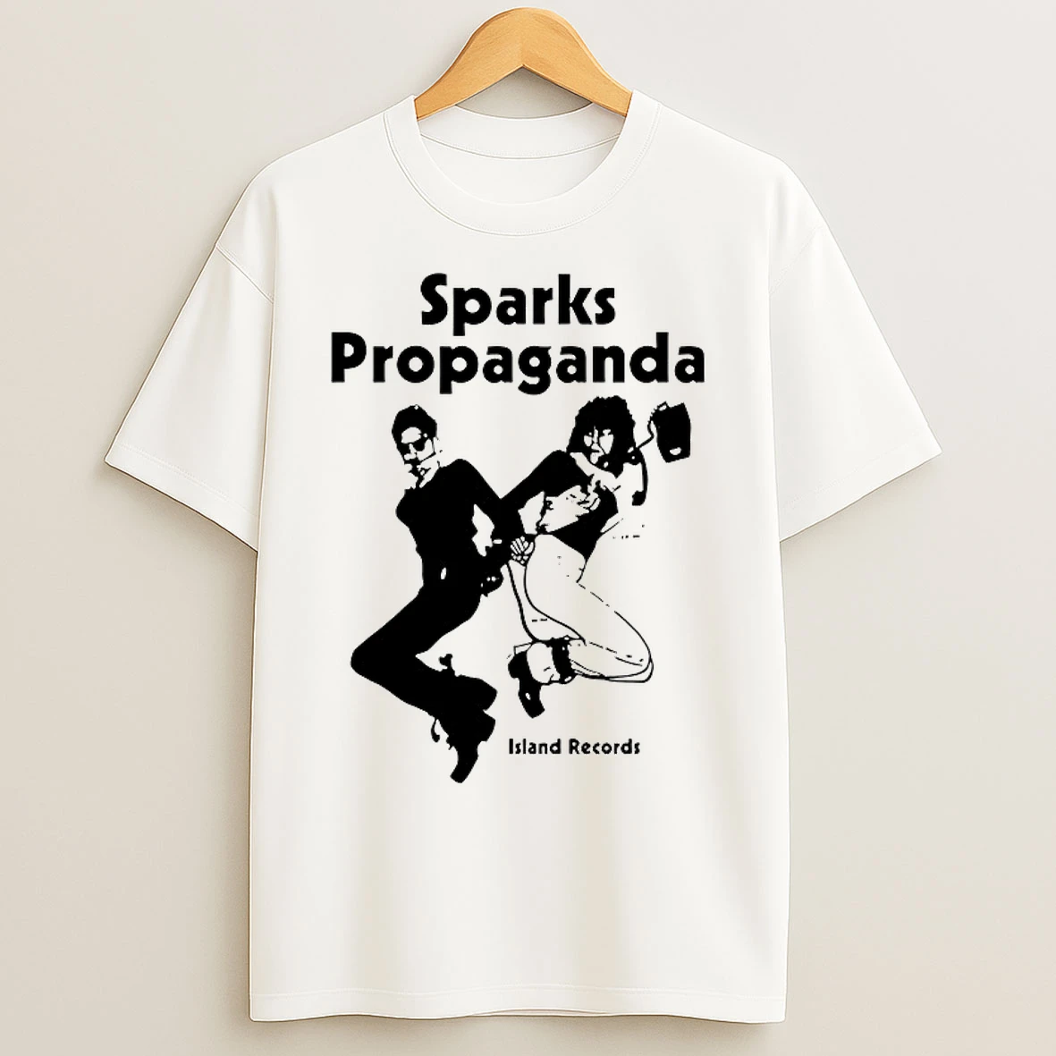 Classic Sparks Propaganda Island Records T Shirts