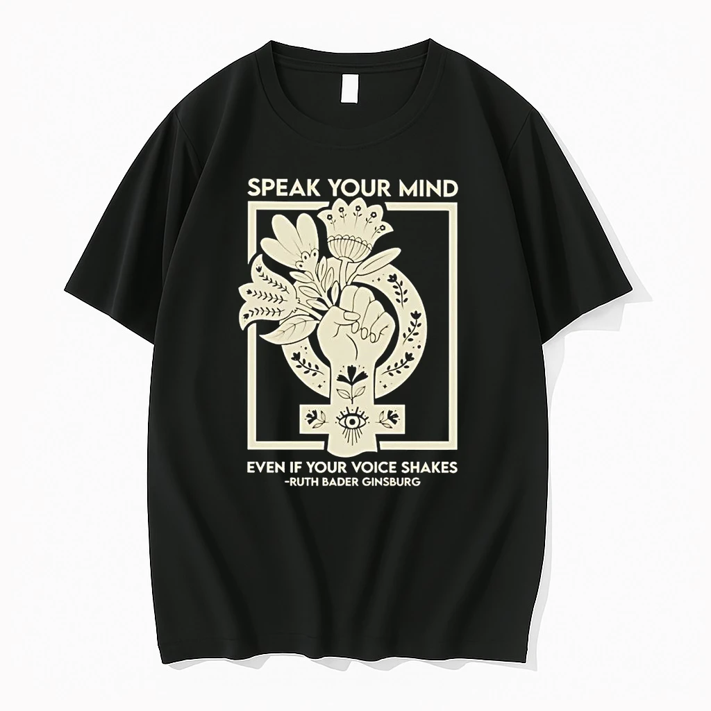 Classic Speak Your Mind Even If Your Voice Shakes T Shirts