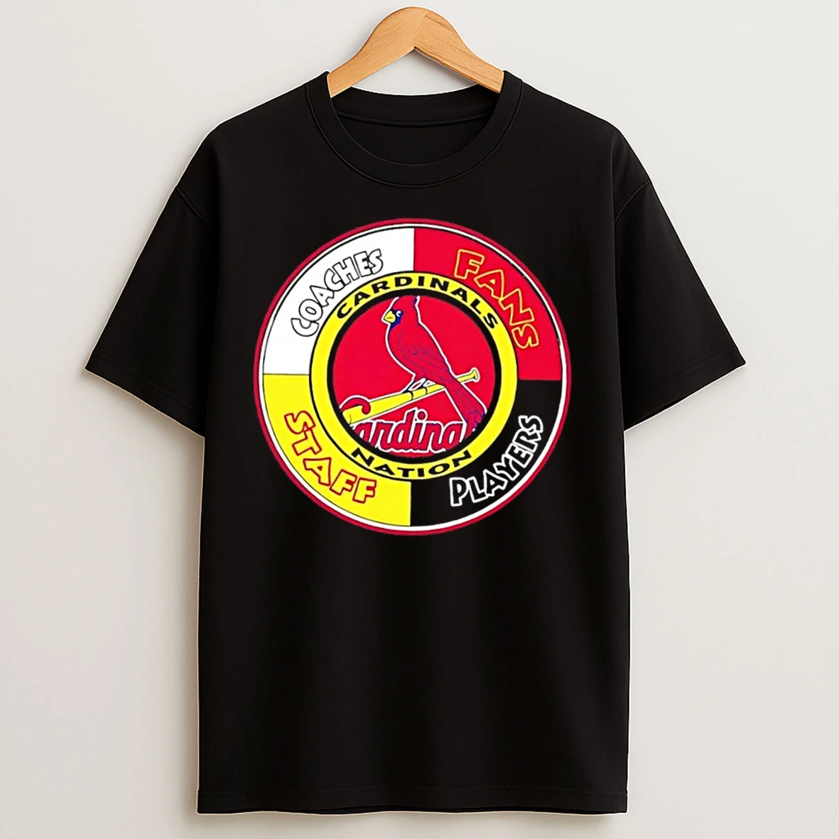 Classic St Louis Cardinals Nation Coaches Fans Staff Players T Shirts