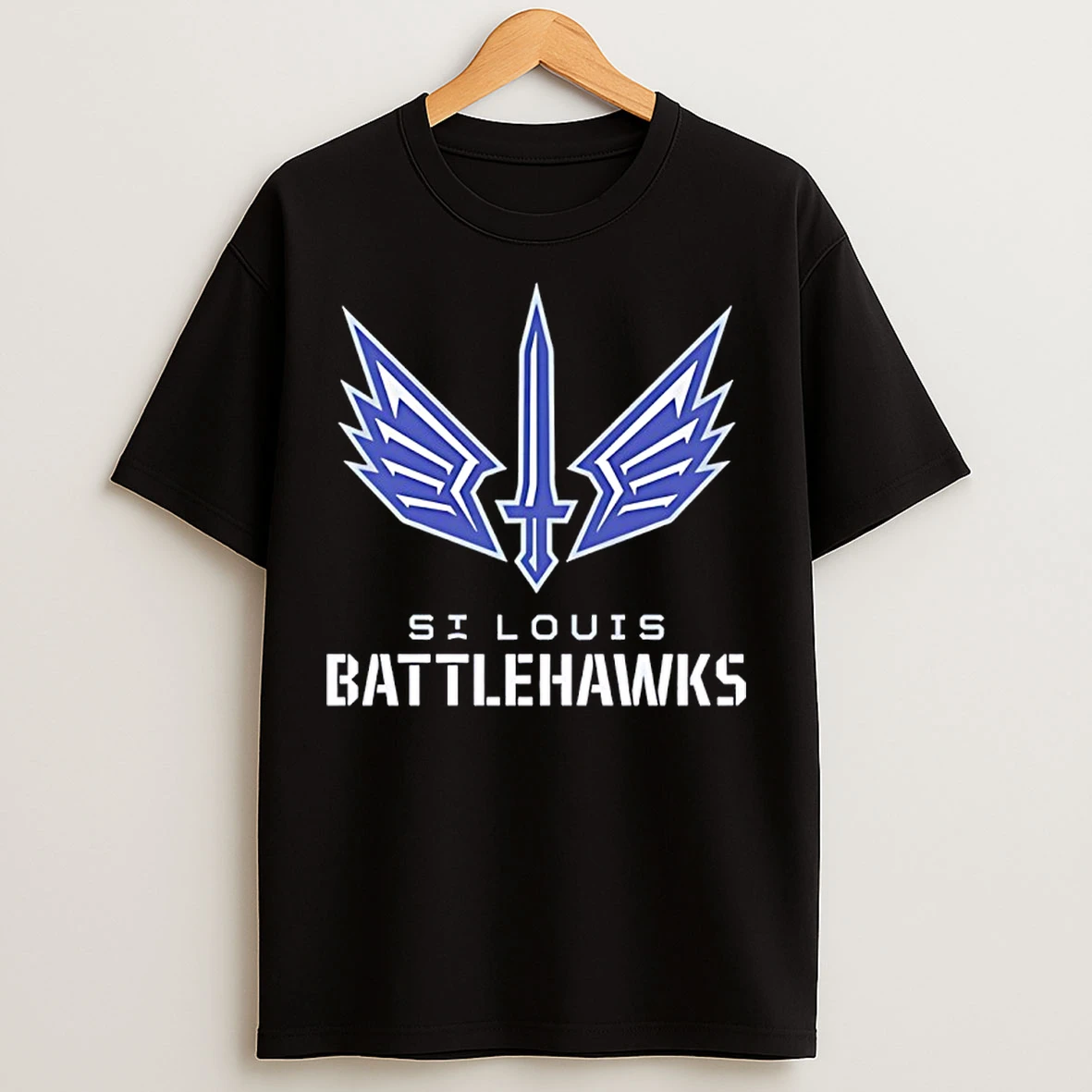 Classic St Louis Battlehawks Primary Logo T Shirts